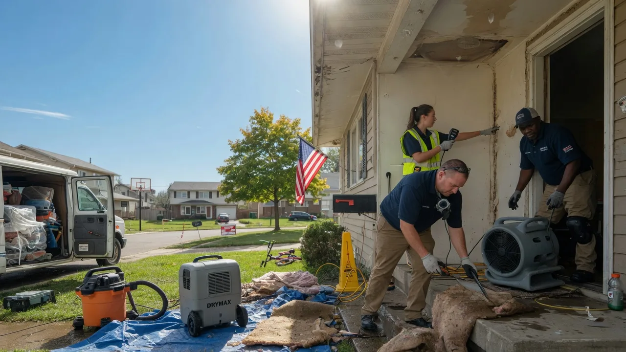 Water Damage Restoration in Cornland, IL near me